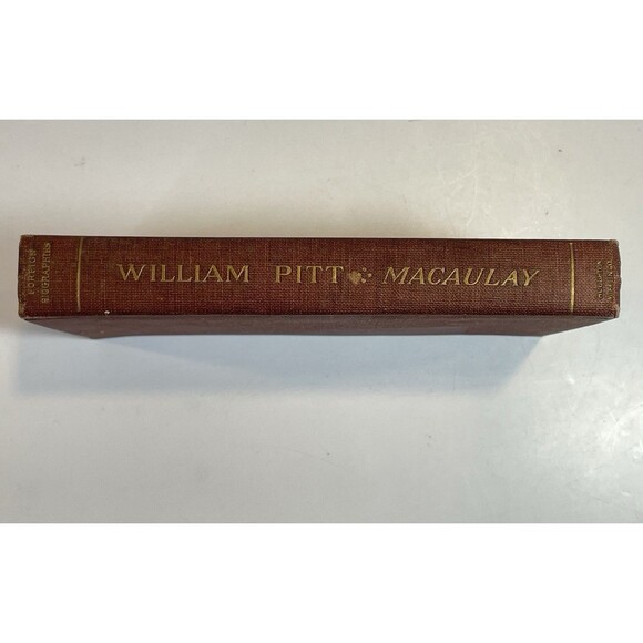 RARE 2 HC Books Houghton Mifflin Foreign Biographies 1859 William Pitt, Cromwell - Picture 12 of 16